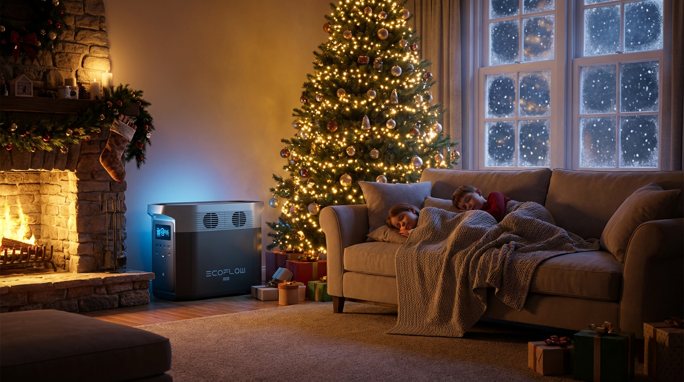 Silent Night: Why Lithium is the Only Choice for a Peaceful Christmas Eve (No Generator Noise)