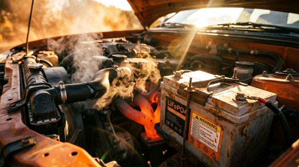 Under the Hood Heat: Why You Should Never Mount LiFePO4 Inside the Engine Bay