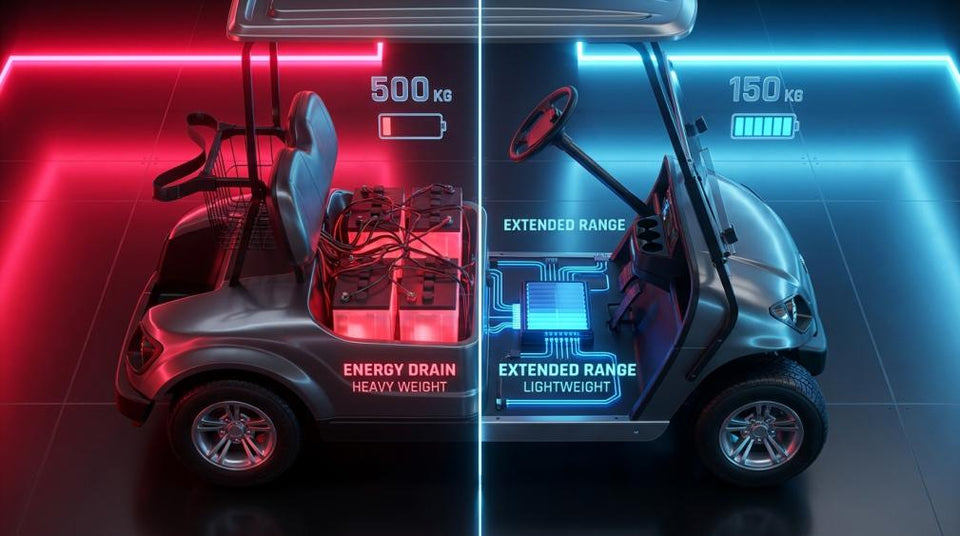 Can Shedding 300 lbs Really Double Your Golf Cart's Range?