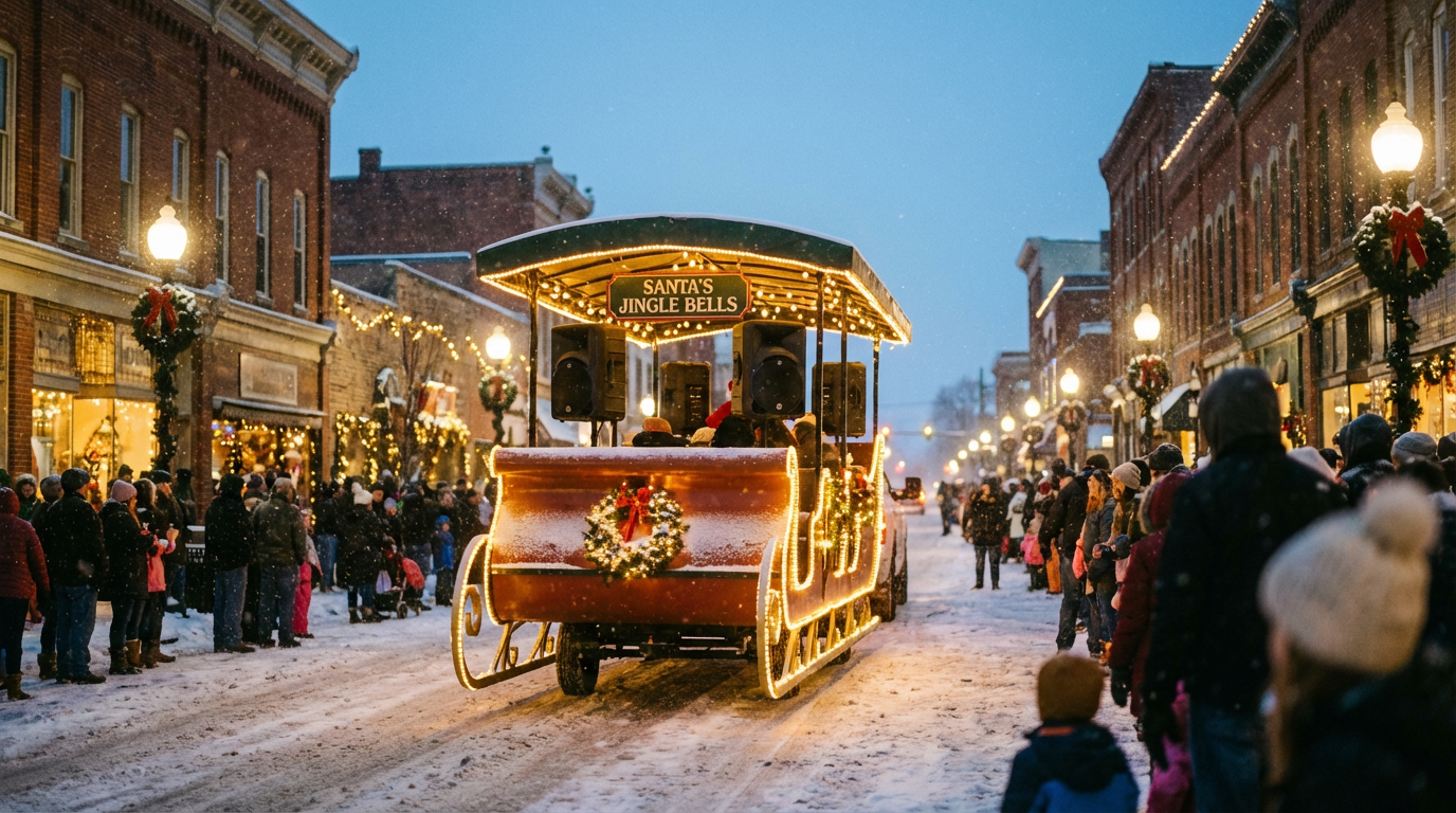 Santa Claus Parades: Frost-Resistant Power for Sound Systems on Sleighs
