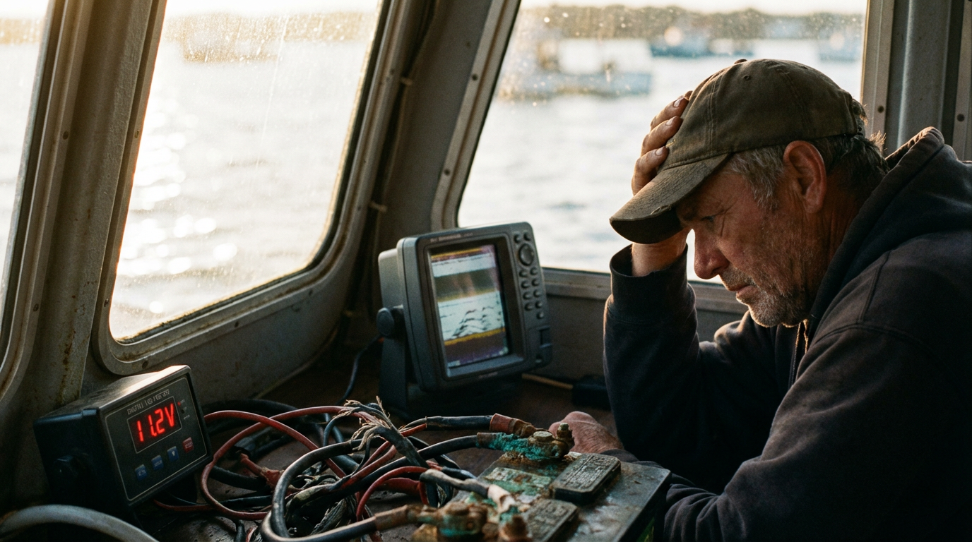 Fish Finder Glitching? It Might Be Voltage Drop (And How Lithium Fixes It)
