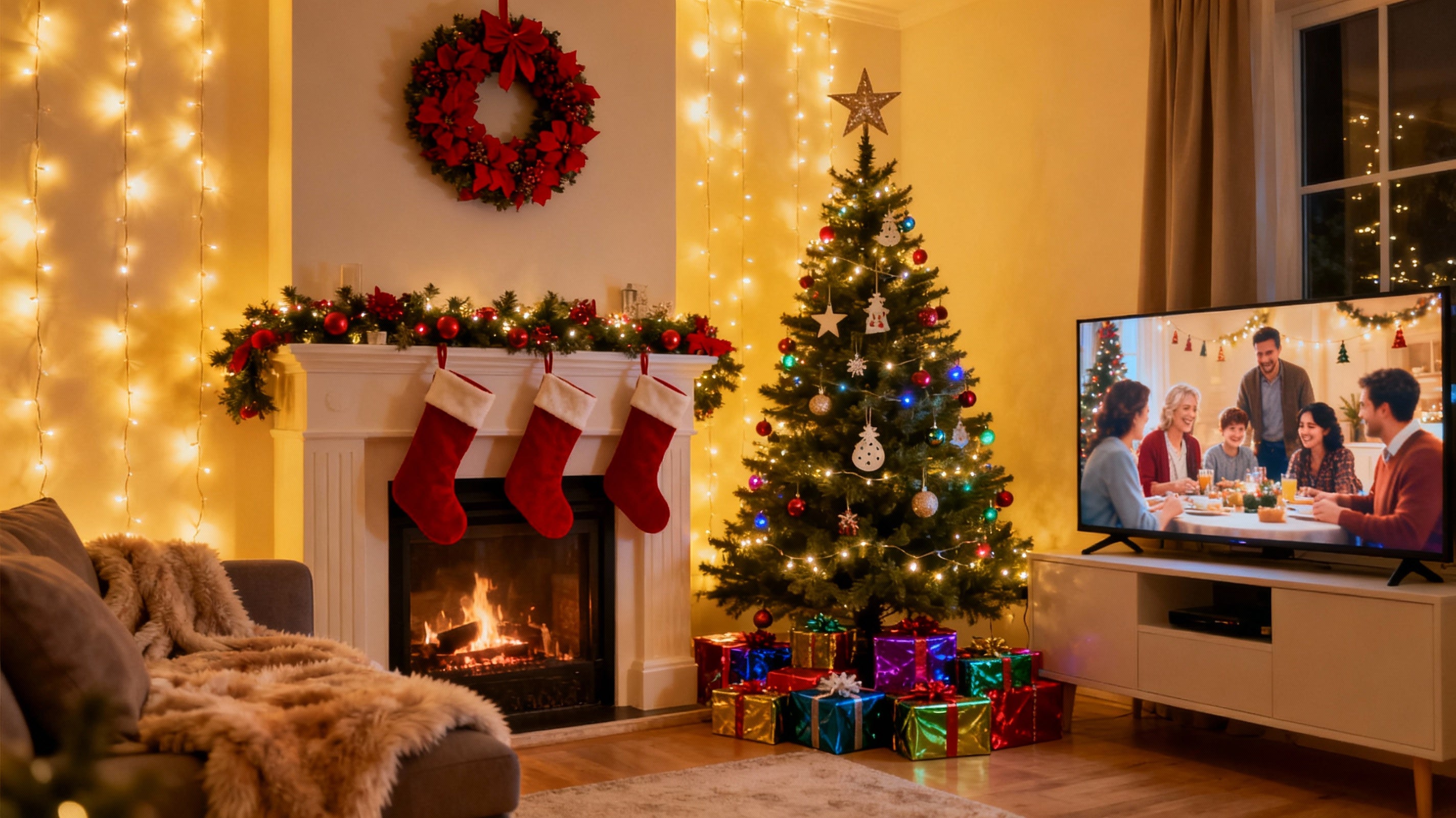 Christmas Movie Marathon: Power Needs for Streaming TV for 10 Hours on a Winter Night