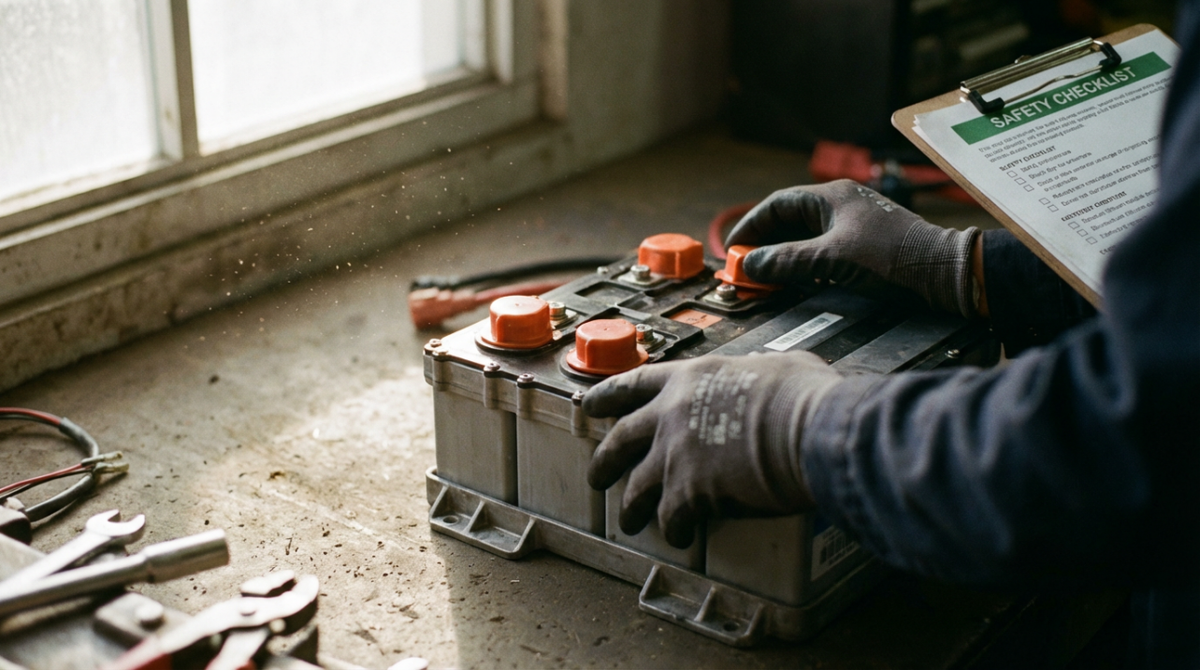 Apply Terminal Protection and Anti-Corrosion Spray