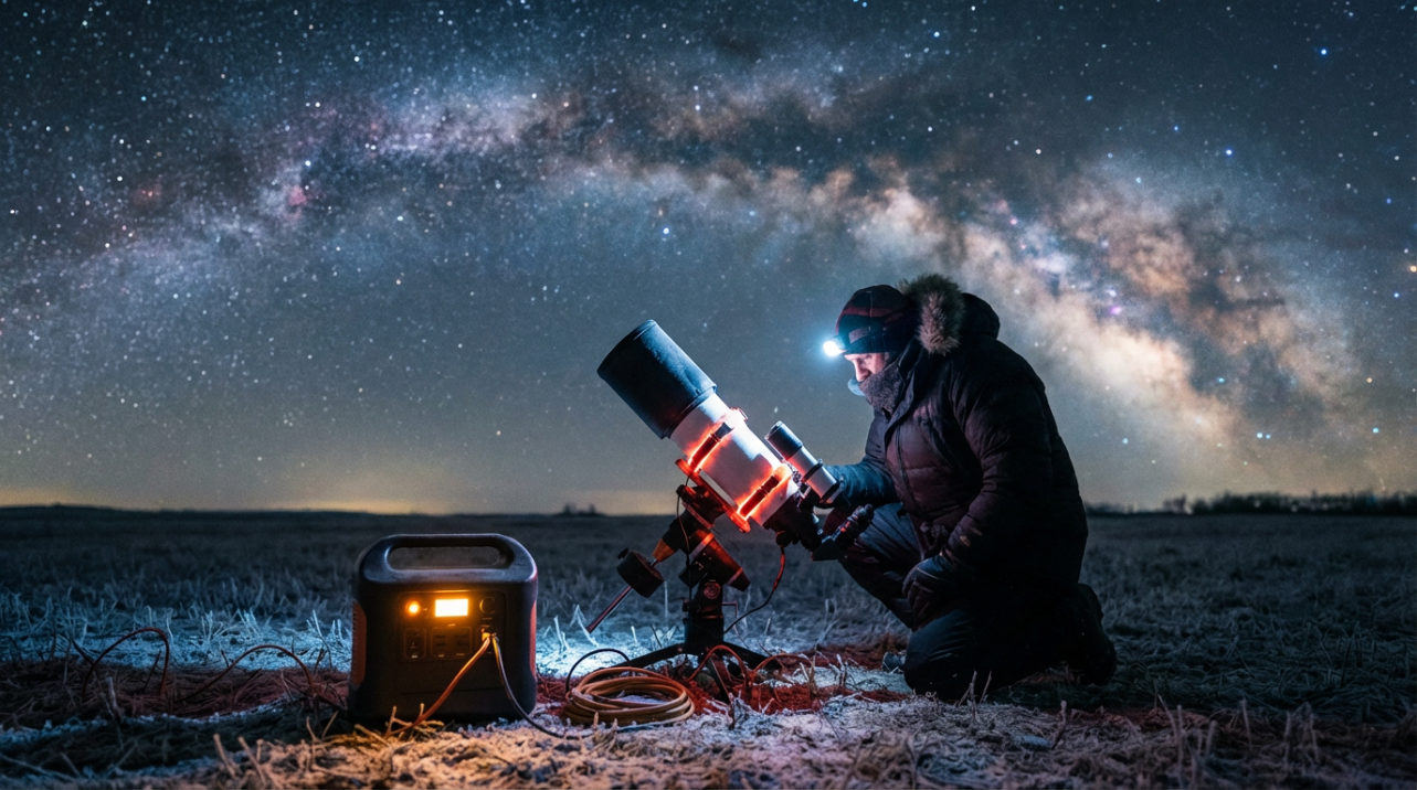 Astrophotographer’s Pain: Powering Dew Heaters All Night in Freezing Fields
