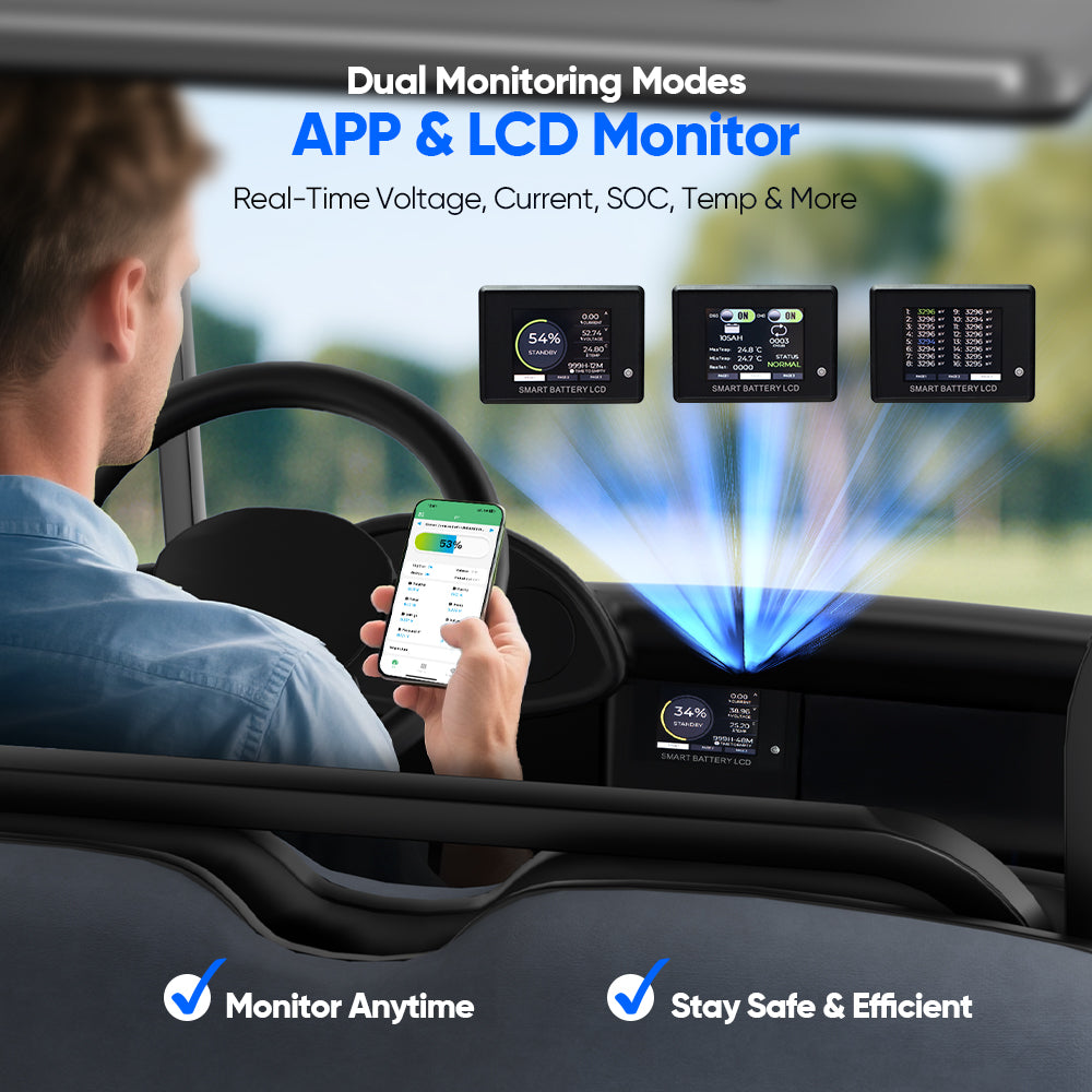 Vipboss 48V105Ah Lithium Golf Cart Battery Conversion Kit