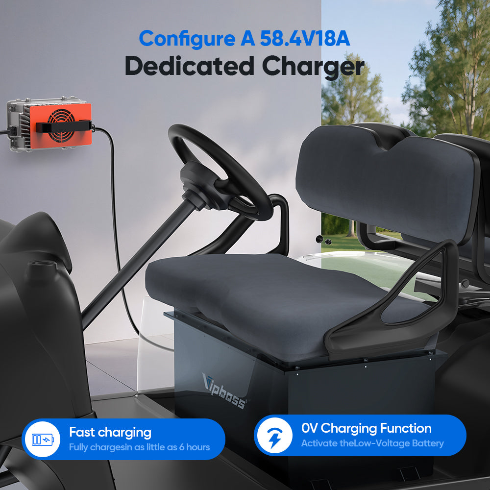 Vipboss 48V105Ah Lithium Golf Cart Battery Conversion Kit