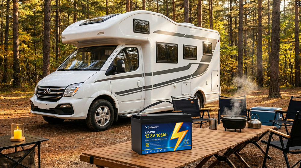 12V LiFePO4 battery for RV camping and outdoor power