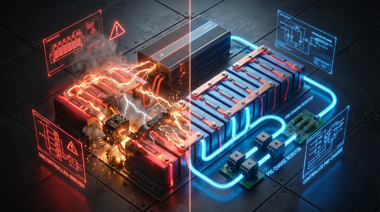 Why You Need a Pre-charge Resistor: Stop Your Inverter from Blowing Up Your BMS