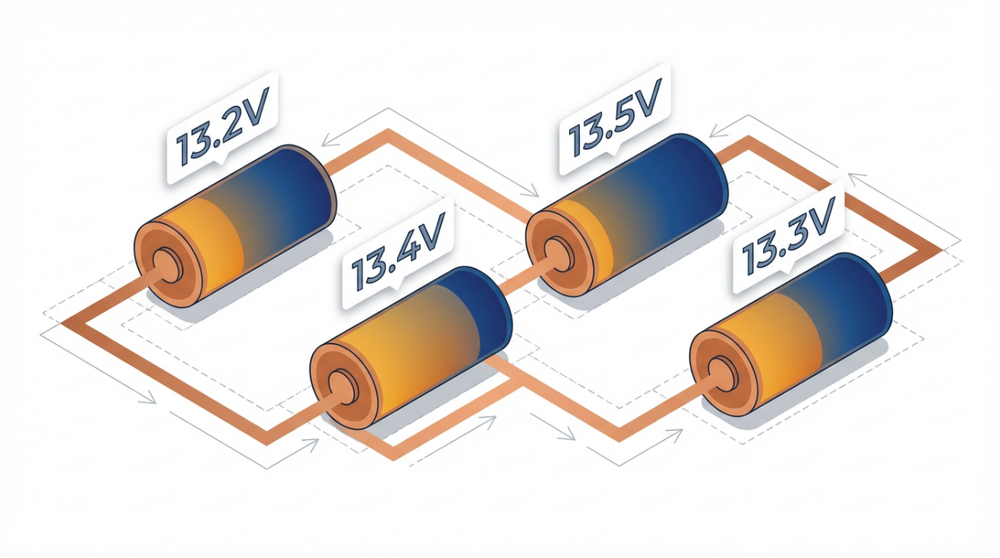 Why Are My New Batteries at Different Voltages? The Case for Top Balancing
