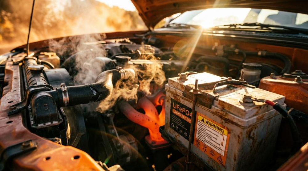 Under the Hood Heat: Why You Should Never Mount LiFePO4 Inside the Engine Bay