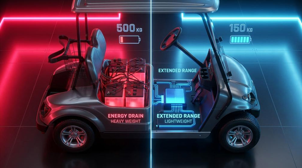 Can Shedding 300 lbs Really Double Your Golf Cart's Range?