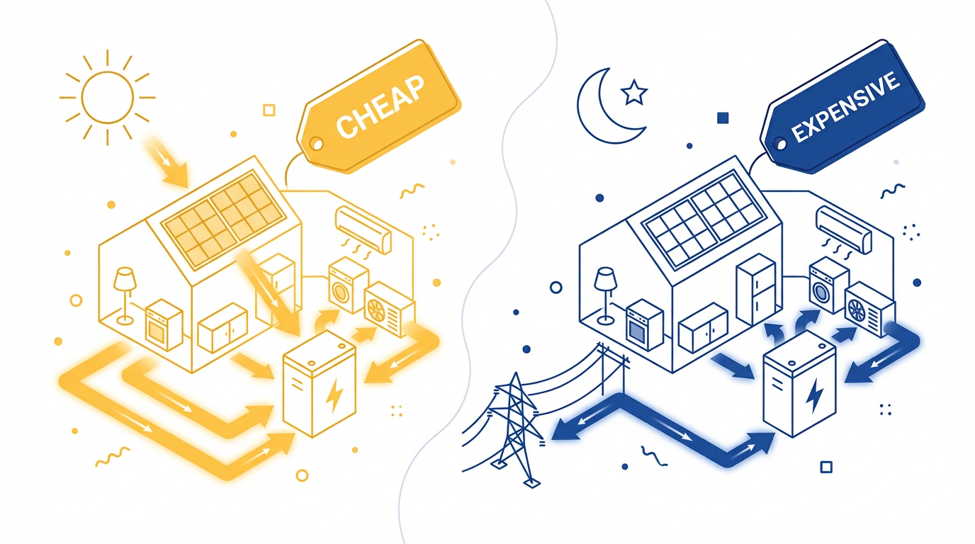 Time-of-Use Arbitrage: How to Save $500 per Year Using a Home Battery