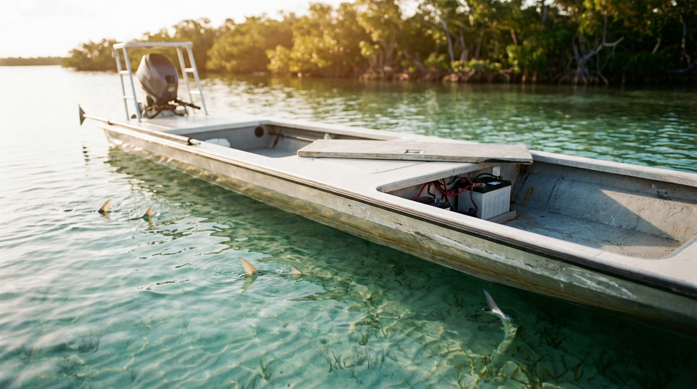 Reducing Draft: Can Switching to LiFePO4 Let Your Skiff Reach Shallower Fishing Spots?