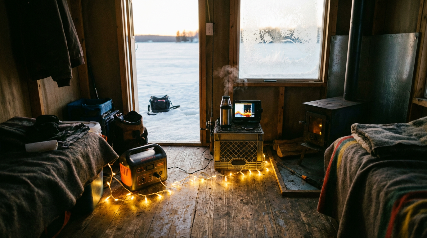 Ice Shanty Power Upgrade: Run Fish Finders and Hot Coffee All Day on Lithium