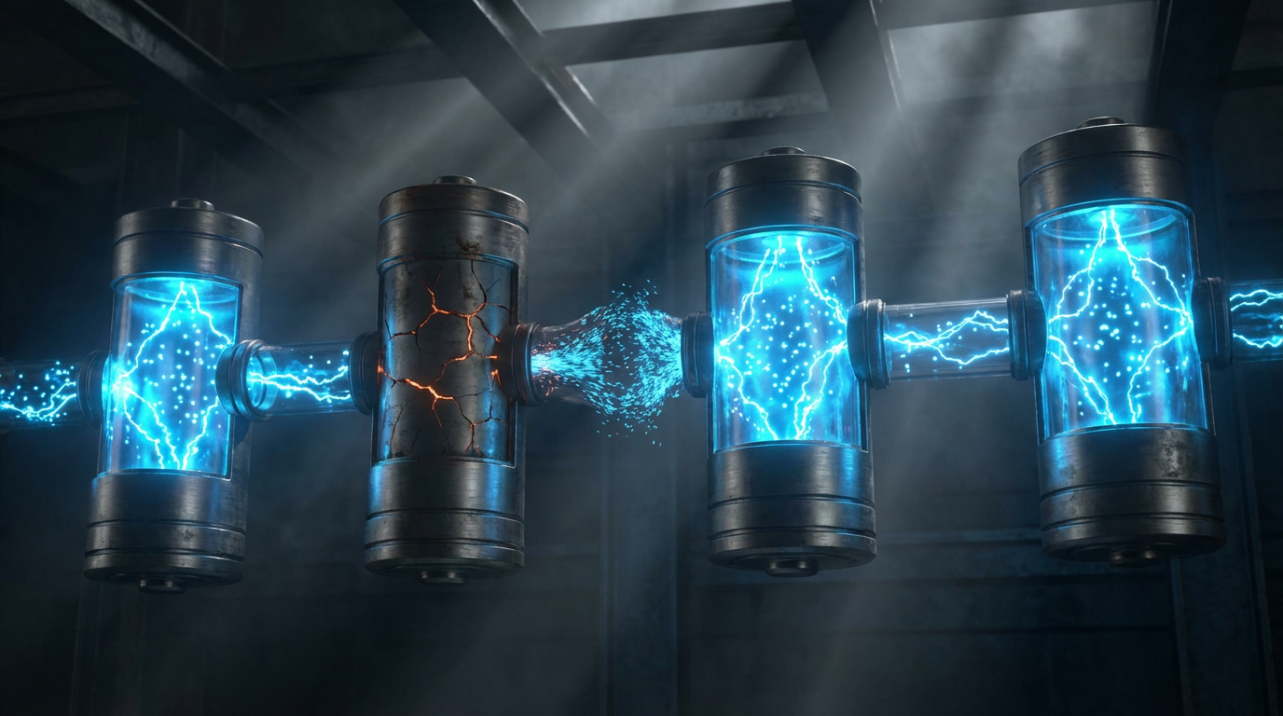 Does a Series Connection Have a 'Barrel Effect'? Why One Weak Battery Drags Down the Whole System