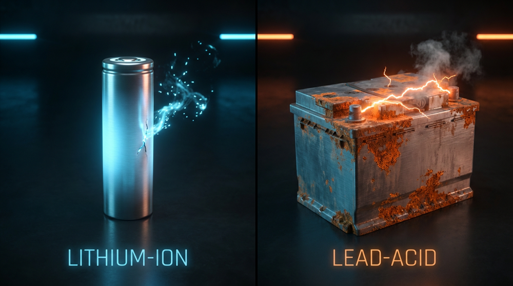 Self-Discharge Rate: Why Lithium Still Has Power After 6 Months While Lead-Acid Dies