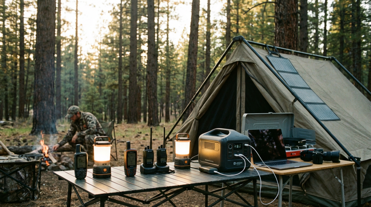 Hunting Camp Setup: Calculating Power Needs for a Week-Long Hunt (GPS, Radios, Lights)
