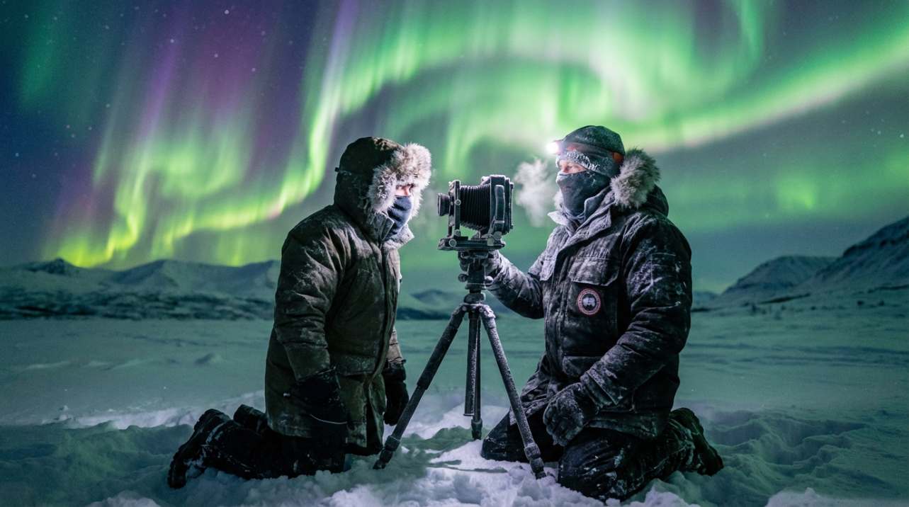 Aurora Photography Trip: Keeping Camera Batteries Warm on -22°F Arctic Nights