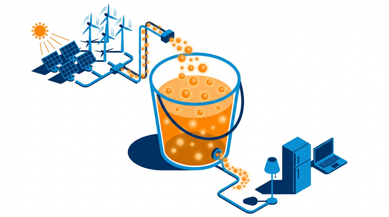Do Batteries 'Create' Energy? No, They're Just Buckets, and You Only Get Out What You Put In