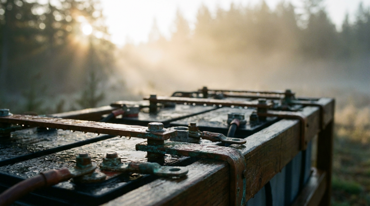 High Diurnal Temperature Range: Can Morning Dew Short Out Exposed Battery Connections?